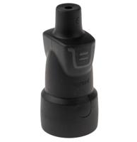0-504-46 Legrand French Mains Connector, 16A Black, Cable Mount Rubber Screw, 250 V
