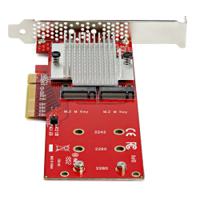 pex8m2e2 StarTech.com 2 port M.2 SSD Adapter Card