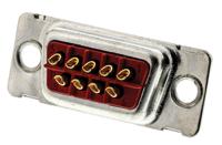f09p-k700-1731100010 FCT from Molex FxxP-K700 9 Way Panel Mount D-sub Connector Plug
