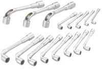 93-j16 SAM Hex Tubular Box Spanner Set, 16 pieces 8 → 24 mm Tip