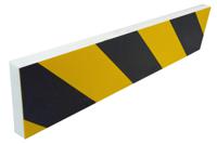 pu3515nj Viso Black, Yellow Wall Protector 350mm x 80mm