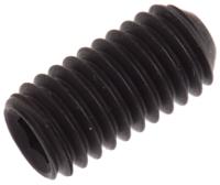 530-028 Black, Self-Colour Steel Hex Socket Set M6 x 12mm Grub Screw