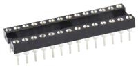 ar-28-hzl7-tt ASSMANN WSW 2.54mm Pitch Vertical 28 Way, Through Hole Turned Pin Open Frame IC Dip Socket, 3A