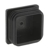 90404-10 Rose+Krieger Black Polyethylene (PE) Square Tube, 40mm