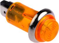 ind504203-240-tamb CAMDENBOSS Orange Neon Panel Mount Indicator, 240V, 13mm Mounting Hole Size