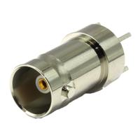 10-452-b6 COAX Connectors, Jack PCB Mount BNC Connector, 75Ω, Through Hole Termination, Straight Body