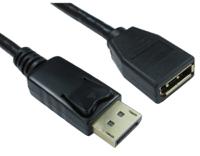 286-3303 RS PRO Male DisplayPort to Female DisplayPort, PVC  Cable, 5m