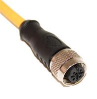 c4c05m010 Mueller Electric Female 4 way Threaded to Free End Sensor Actuator Cable, 10 m