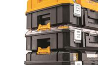 dwst82968-1 DeWALT 10 Cell Yellow PC, Adjustable Compartment Box, 119mm x 440mm x 332mm