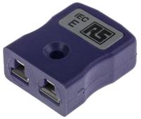 774-7208 RS PRO Miniature Thermocouple Connector for Use with Type E Thermocouple, 4mm Probe, IEC, RoHS Compliant Standard