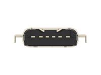 2480843-1 TE Connectivity Straight, Mid Mount, Receptacle- Single Port Type C 2 USB C Connector
