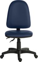 625-799 RS PRO Blue Polyurethane Operator Chair, 120kg Weight Capacity