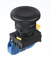 yw1b-m4e10b Idec YW Series Illuminated Push Button Complete Unit, Panel Mount, 22mm Cutout, SPST, IP65