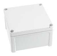 ta-131308-enclosure Fibox TEMPO Series Grey ABS Enclosure, IP65, Grey Lid, 130 x 130 x 75mm