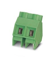 1720017 Phoenix Contact PCB Terminal Block, 2-Contact, 9.52mm Pitch, Wave Soldering, 1-Row, Plug In, Screw Termination