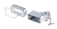 rk000250000el00 Cinch Right Angle D Sub Backshell, 9 Way, Strain Relief