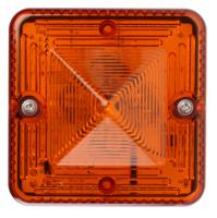 l101xdc024bwa e2s L101X Series Amber Flashing Beacon, 24 V ac/dc, Surface Mount, Xenon Bulb, IP66