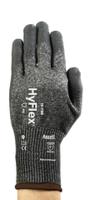 11738090 Ansell Hyflex Black Nitrile Cut Resistant Gloves, Size 9