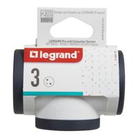 049435 Legrand French / German Multi Outlet Plug, 16A, Plug-In