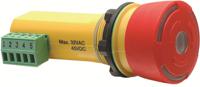 2tla030054r0100-inca-1 ABB Twist Release Emergency Stop Push Button, Panel Mount, 22.5mm Cutout, 2NC