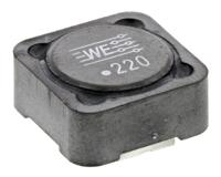744771122 Wurth Elektronik, WE-PD Yes Wirewound Surface Mount Inductor with a Ferrite Core, 22 μH Wirewound ±20 % 3.37 A Idc