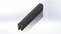 619-1506 RS PRO Black PVC Edge Protection, 20m