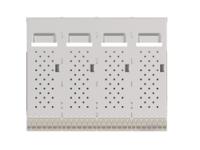 2386733-1 TE Connectivity QSFP Cage Assembly 5-Port 5-Position,