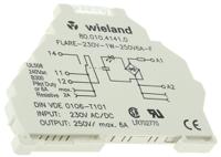 8001041410 Wieland flare Series Interface Relay, DIN Rail Mount, 230V ac Coil, SPDT, 1-Pole