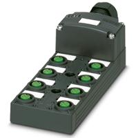 1452848 Phoenix Contact SACB Series Sensor Box, M12, 4 way, 8 port