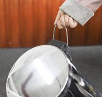 898-8315 RS PRO 12L Silver Pedal Stainless Steel Waste Bin