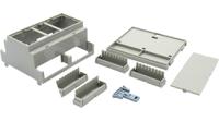 rnd-455-00537 RND DIN-Rail Module Box Enclosure Type RND 455 Series , 106.25 x 90.2 x 57.5mm, ABS DIN RAIL Enclosure Box