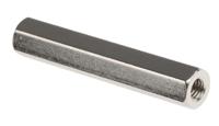 806-6708 RS PRO Standoff, M4 x M4 Thread, 40mm Body, Brass, Female/Female