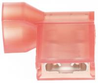 2-520856-2 TE Connectivity Ultra-Fast .250 Red Insulated Female Spade Connector, Flag Terminal, 6.35 x 0.81mm Tab Size, 0.3mm² to