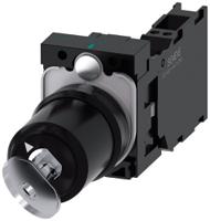 3su1100-5bf11-3fa0 Siemens IP66, IP67, IP69 Key Switch, SPST, SPST 2-Way