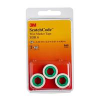sdr-6-89206 3M Adhesive Cable Markers, Pre-printed "6", SDR 6-89206