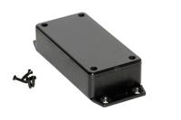 1591af2sbk Hammond 1591 Series ABS General Purpose Enclosure, IP54, Flanged, 99 x 20 x 51mm