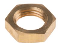 762-1171 RS PRO 1/8 BSPP Brass Locknut for Use with Thermocouple or PRT Probe, RoHS Compliant Standard