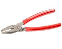 187a20g Facom Combination Pliers, 205 mm Overall, Flat Tip