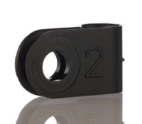 211-60001-h2p-pa66hs-bk HellermannTyton 5mm Black, Polyamide P Clip