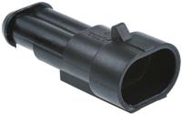 282104-1 TE Connectivity, AMP Superseal 1.5 Male 2 Way for use with Centerline Wire-to-Wire Connector