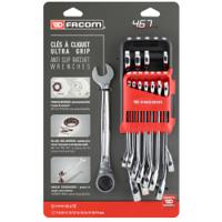 467bjp12pb Facom 467B Series 12-Piece Spanner Set, 7 → 19 mm
