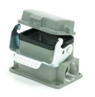 208-4289 RS PRO Heavy Duty Power Connector Housing, M25 Thread, Side Entry