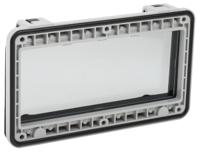 297-1213 RS PRO Grey Polycarbonate IP44 Inspection Window for use with 46277-3, DIN 43880