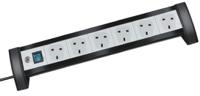 1156253416 brennenstuhl 3m 6 Socket Type G - British Extension Lead, 230 V, IP20