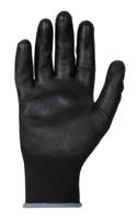 34548088 Mapa 548 Black Nylon Work Gloves, Size 8, Polyurethane Coating