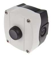 800f-1pp1 Allen Bradley Enclosed Push Button - 1NO, Plastic, Black, IP66