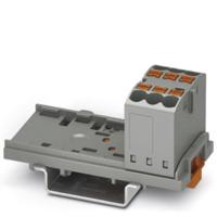 3273000 Phoenix Contact Distribution Block, 6 Way, 0.14 → 4mm², 24A, 500 V, Grey