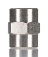 0902-00-13 Legris LF3000 Series Straight Threaded Adaptor, G 1/4 Female to G 1/4 Female, Threaded Connection Style