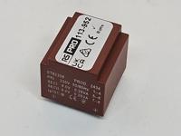 113-952 RS PRO 2x9V ac 1 Output PCB Mount PCB Transformer, 0.5VA, IEC 61558-2-6