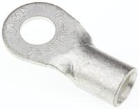 38-10 JST, R Uninsulated Ring Terminal, 10mm Stud Size, 26.6mm² to 42.4mm² Wire Size
